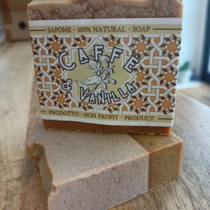 Sapone Naturale Lavorato A Freddo Al Caffè E Vaniglia (Caffè Siriano) 100g