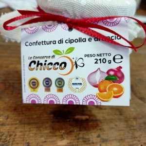 confettura di cipolla e arancia  gr. 210