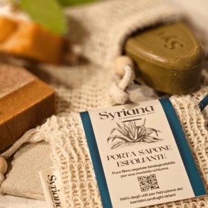 Sacchetto portasapone esfoliante per sapone 100% sisal biodegradabile
