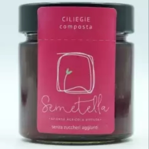 Composta  di ciliegie 100% frutta  gr. 216