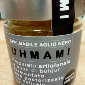 Alternativa vegeatale al formaggio Uhmami  spalmabile aglio nero  gr. 200
