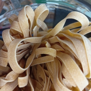 Tagliatelle Con Zucca Grano Duro Seminitegrale Biologico 100% Italiano gr. 100